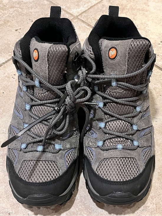 Merrell Moab 2 Mid Gray Waterproof Leather Hiking Boots Shoes J06054 NEW NWOB